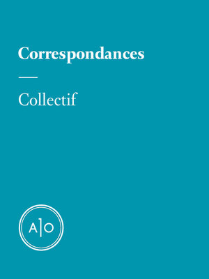cover image of Correspondances